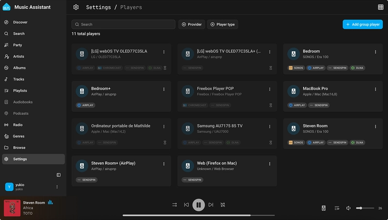 Player Merging